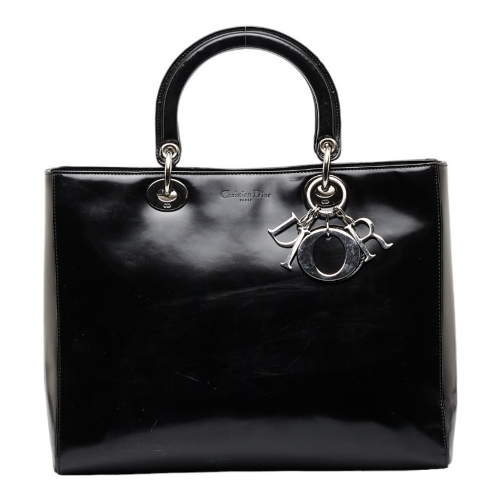 Dior Handbag Leather Black